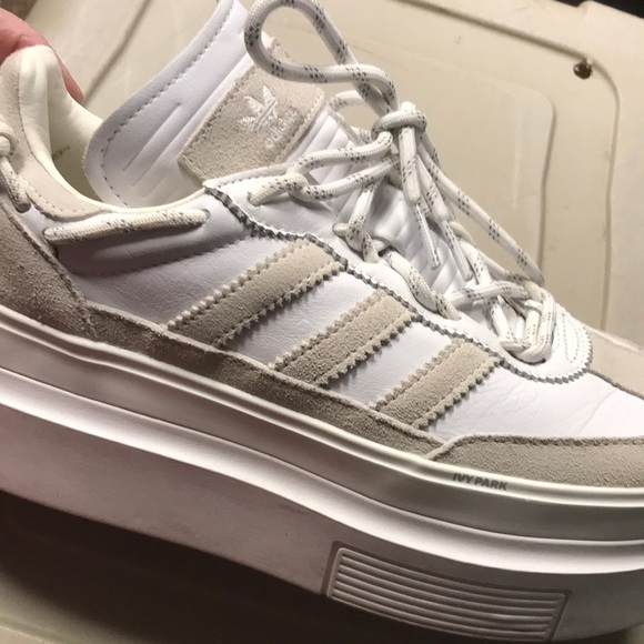 Adidas Ivy Park Super Sleek 72 Suede Platform Sneakers sz8 - Picture 6 of 12